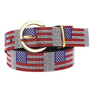 USA Bling Statement Belt